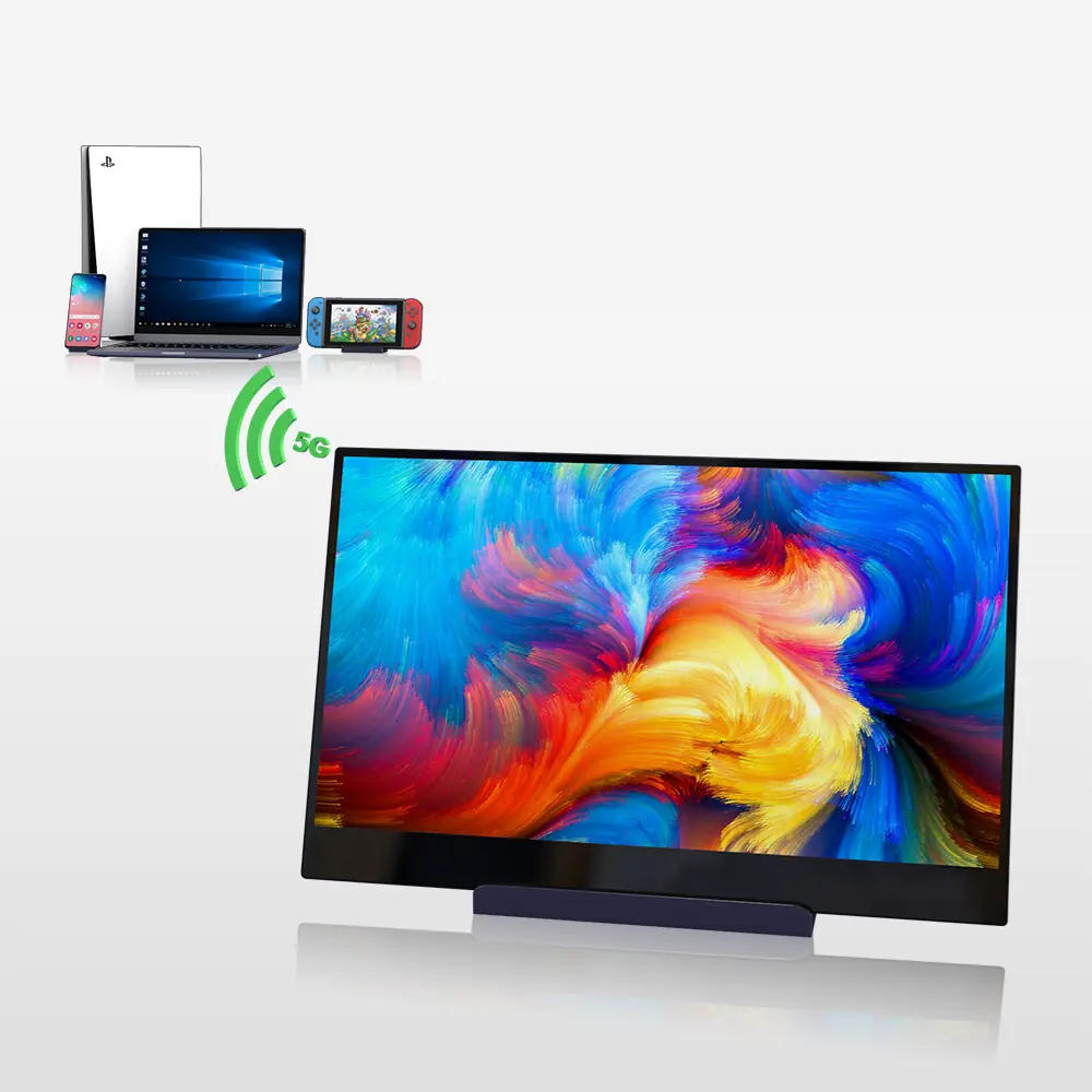 AVA 4K wireless monitor DeX/PC/Mac/NS Bluetooth touchscreen mmWave wirelessHD