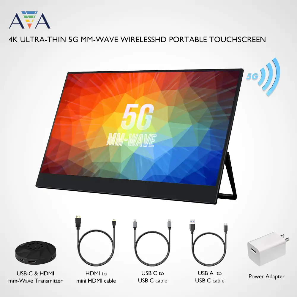 AVA 4K wireless monitor zero-lag 25m/82ft range mmWave wirelessHD - InnLead  Innovative