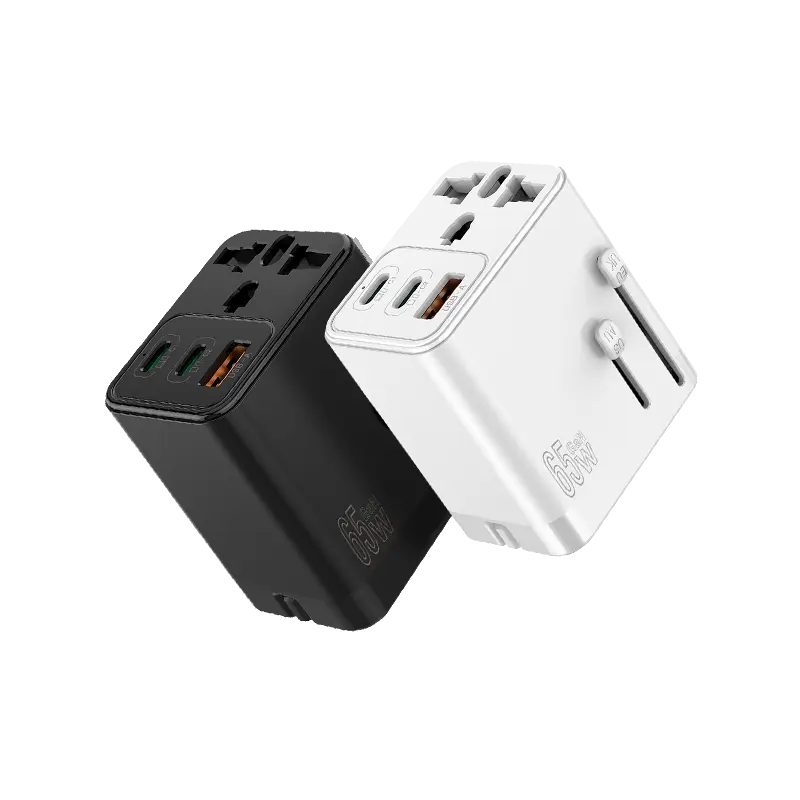 Qcharger: 65W 8-in-1 GaN Charger for Anywhere